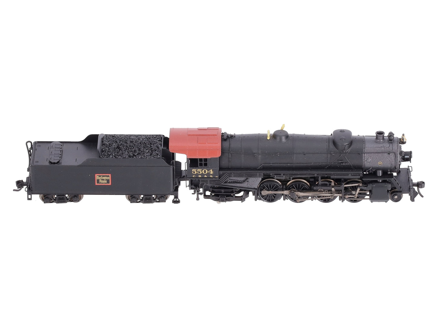Broadway Limited 5702 N CB&Q USRA Heavy Mikado Steam Locomotive Sound #5504