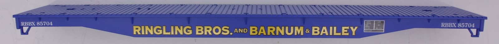 Lionel 21470-2 #85704 K-Line Ringling Bros. Blue Flatcar Body