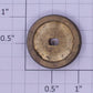 Lionel 219-22BO O Gauge Prewar Brass Crane Handwheel with Oval Hole