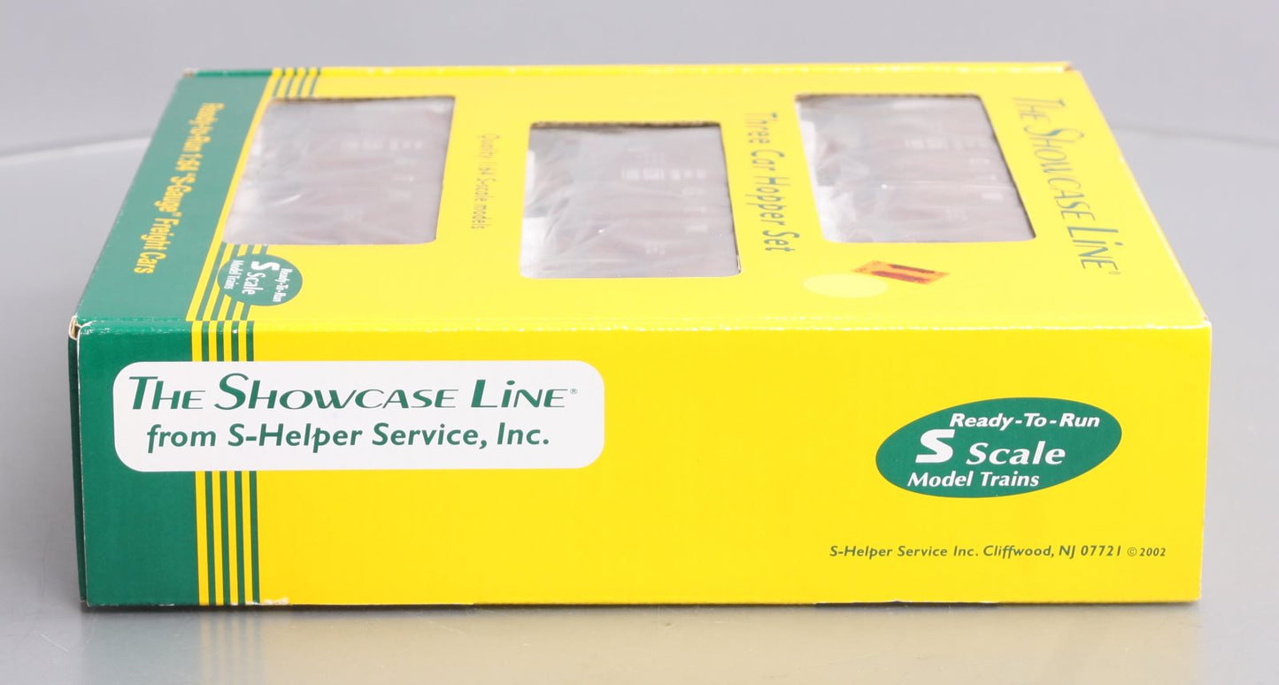 S-Helper 01049 S Gauge GTW Hopper Cars (Set of 3) LN/Box