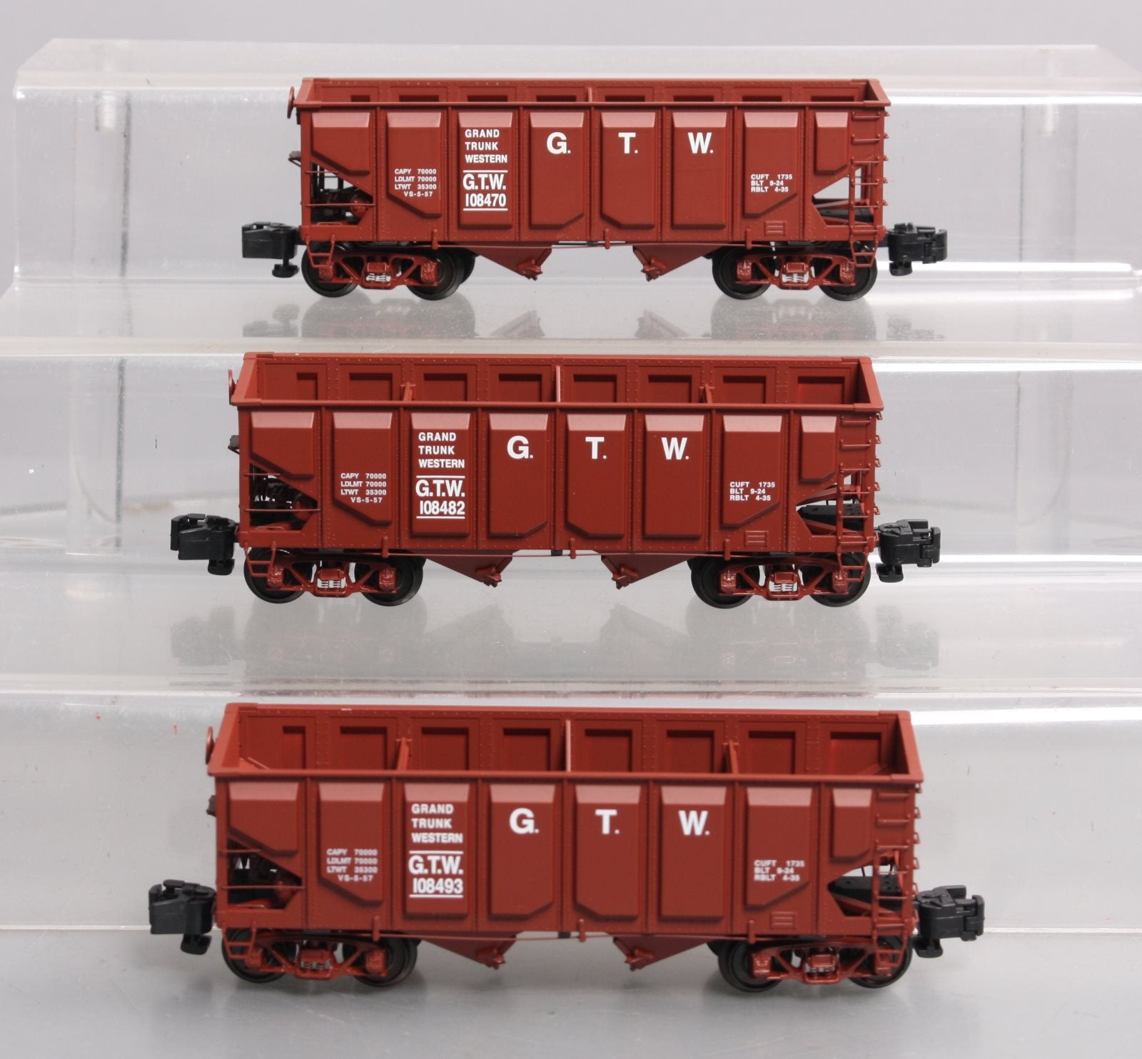 S-Helper 01049 S Gauge GTW Hopper Cars (Set of 3) LN/Box