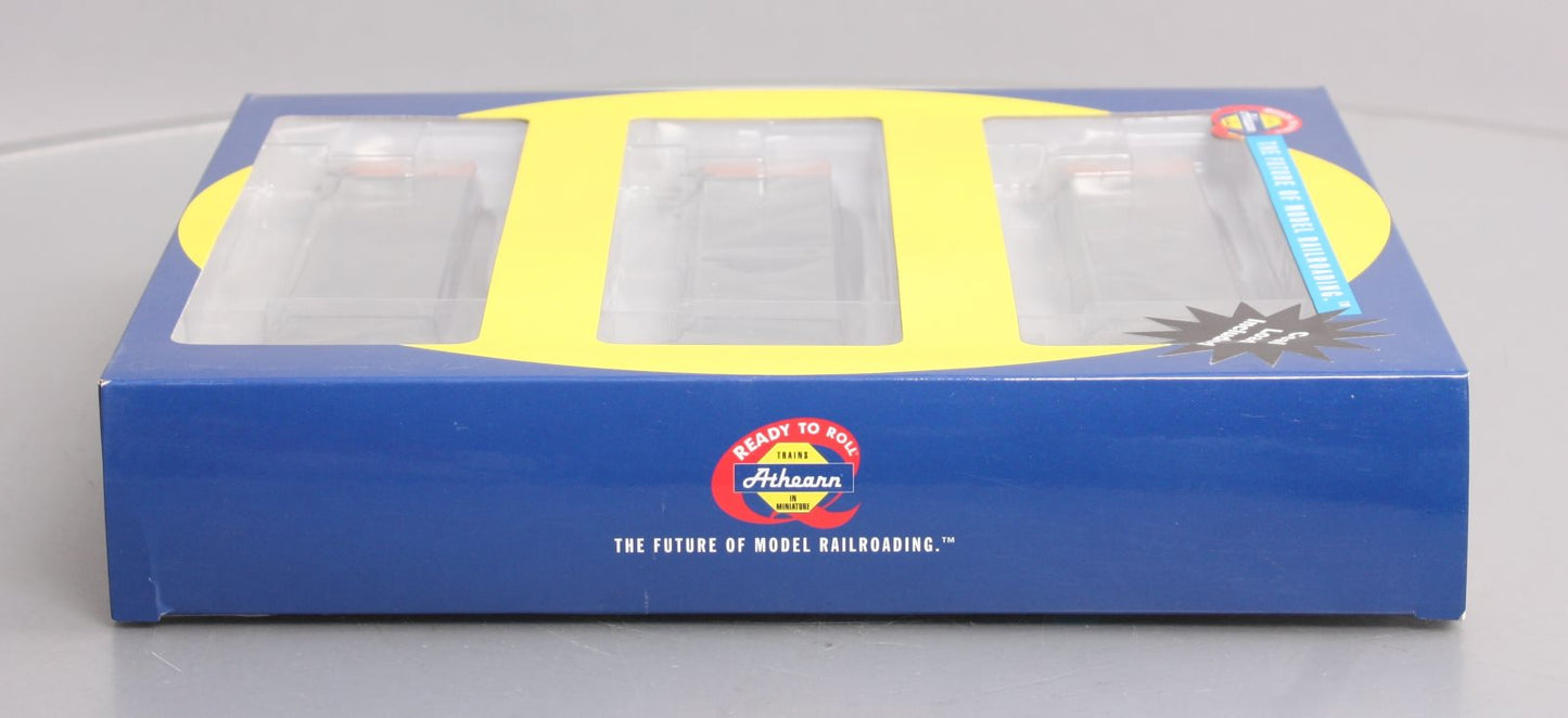 Athearn 97520 HO UFIX RTR Bathtub Gondola w/Coal Load Set of 3