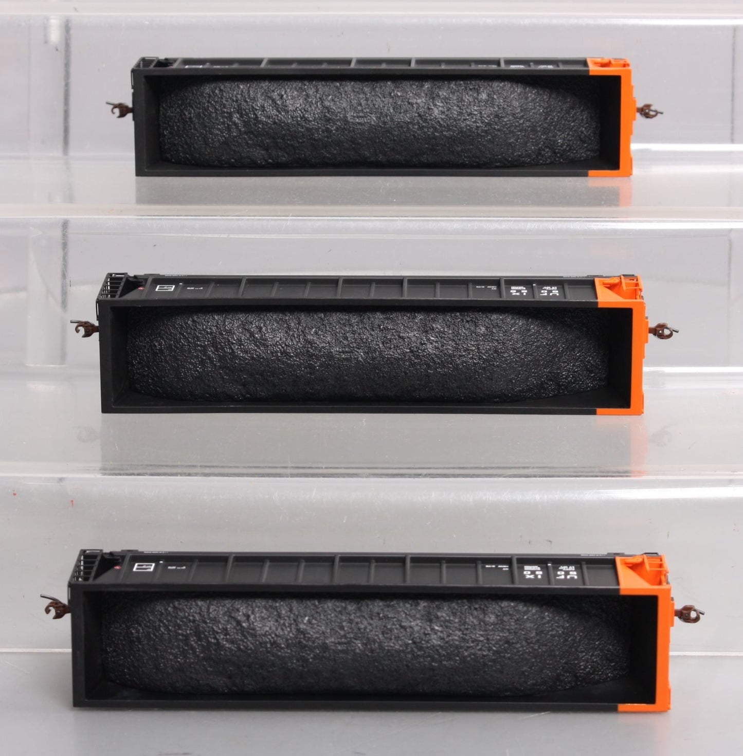 Athearn 97520 HO UFIX RTR Bathtub Gondola w/Coal Load Set of 3