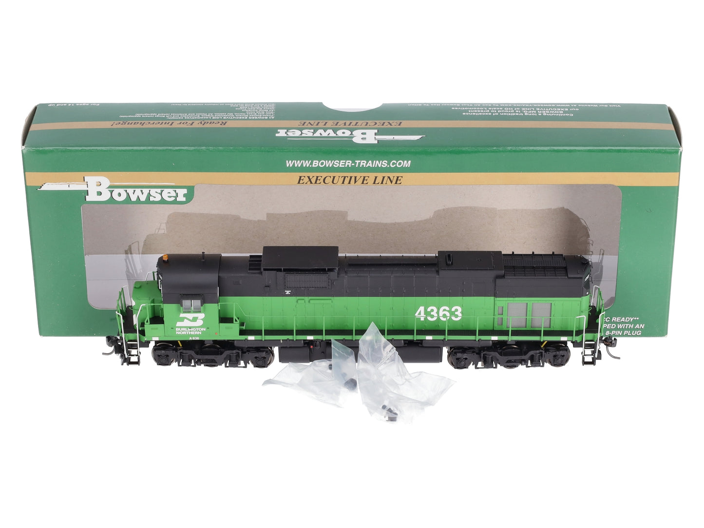 Bowser 23604 HO Burlington Northern Alco C-636 Diesel Locomotive #4363