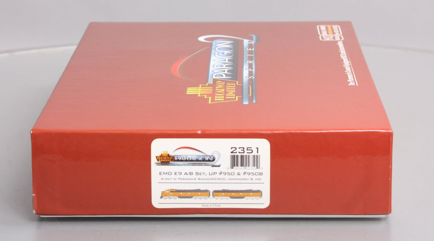 Broadway Limited 2351 HO Union Pacific EMD E8 Powered A & Dummy B #950 w/DCC