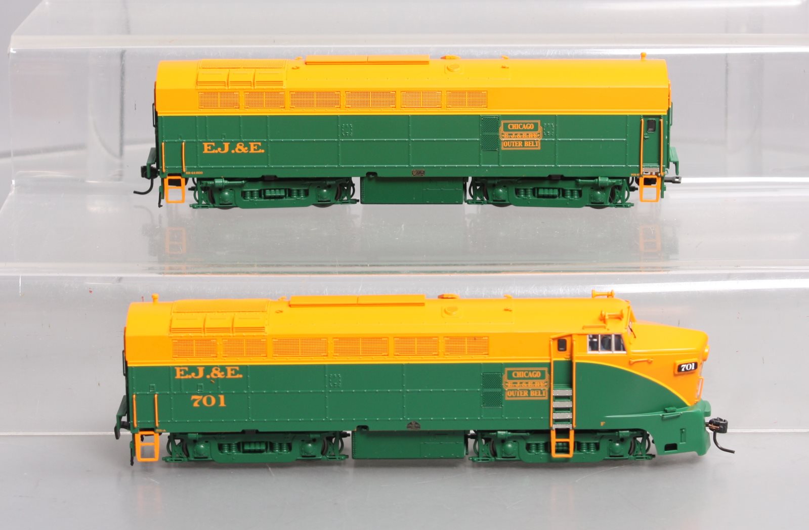 Broadway Limited 4151 HO EJE Baldwin RF16 Loco AB Set w/ DCC & Sound #701A/B