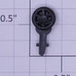American Flyer 49101-36 Tank Car Brake Wheel & Post