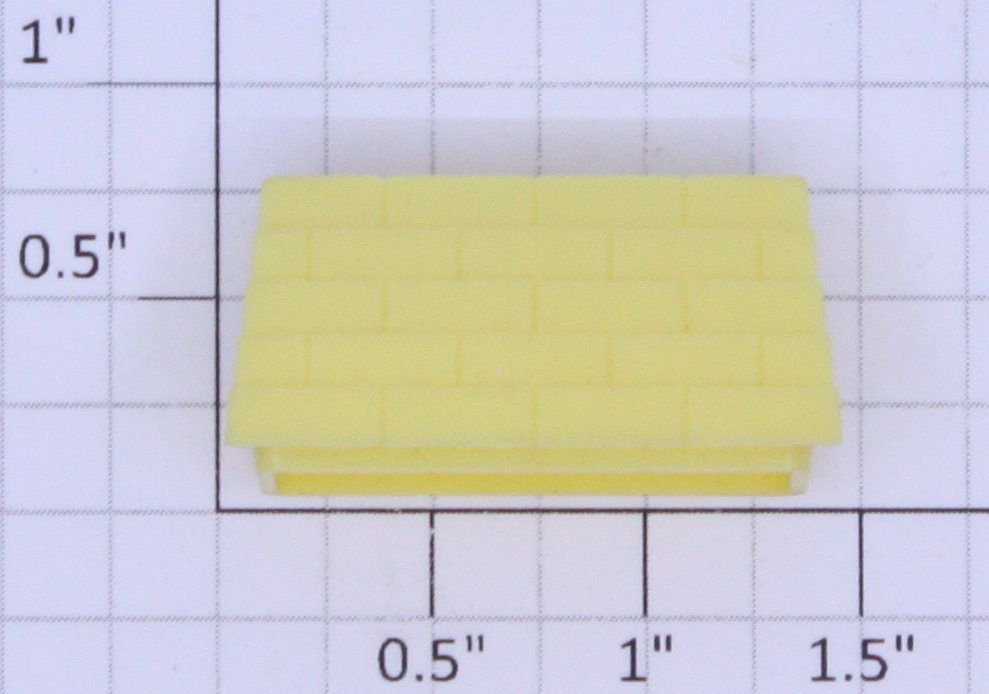 Plasticville PV-511 Yellow Ranch House Chimney