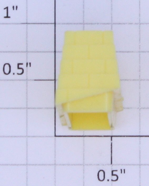 Plasticville PV-511 Yellow Ranch House Chimney
