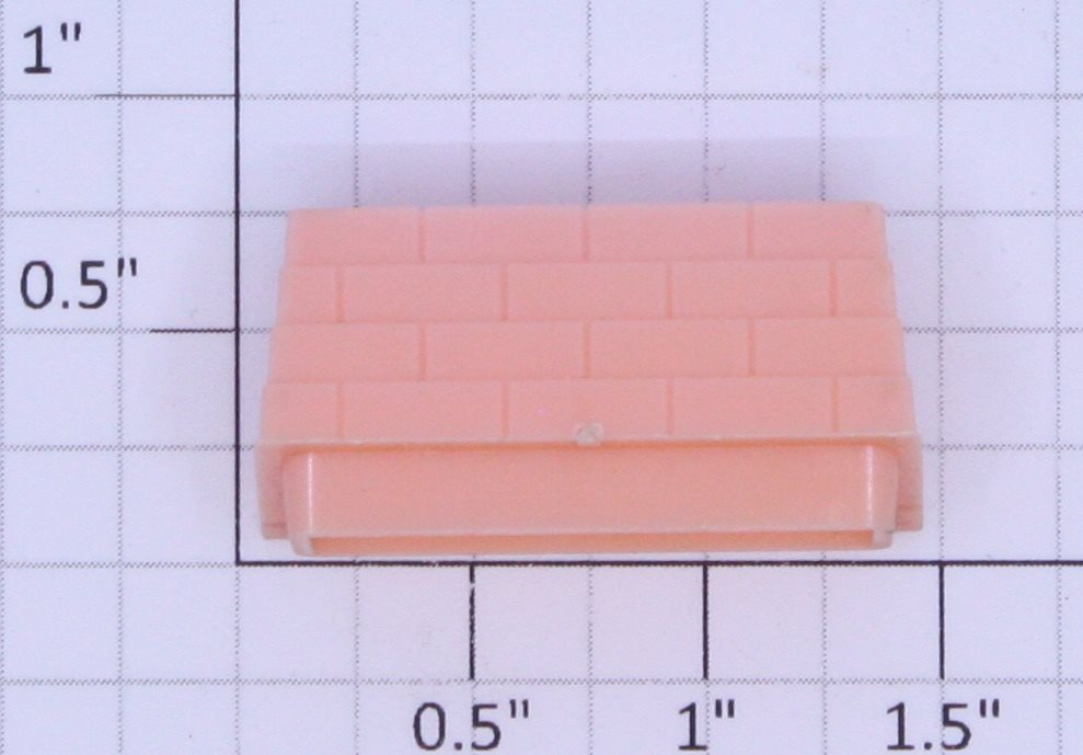 Plasticville PV-514 Pink Ranch House Chimney