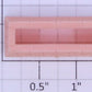 Plasticville PV-514 Pink Ranch House Chimney