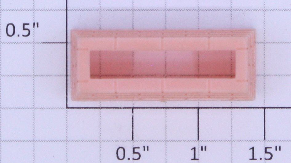 Plasticville PV-514 Pink Ranch House Chimney