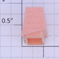 Plasticville PV-514 Pink Ranch House Chimney