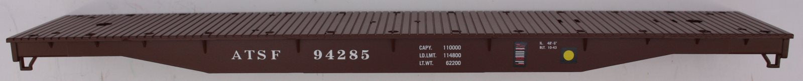 Lionel 22340-2 #94285 K-Line ATSF Scale Flat Car