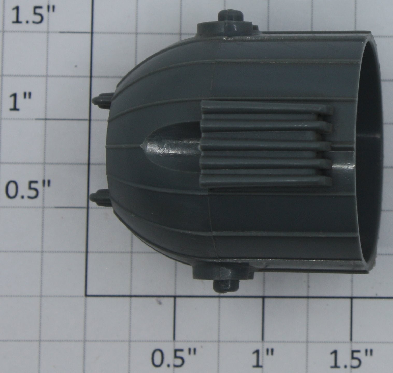 Lionel 3520-12DG Dark Gray Searchlight Hood with Embossed 