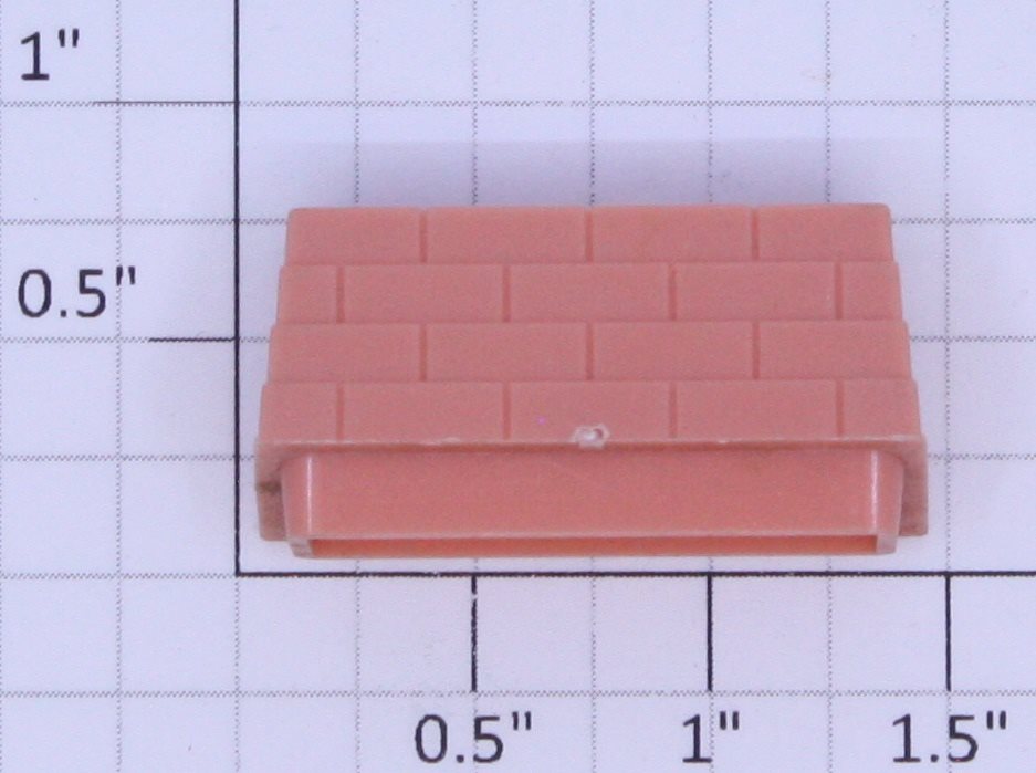 Plasticville PV-518 Light Red / Salmon Ranch House Chimney