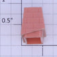 Plasticville PV-518 Light Red / Salmon Ranch House Chimney