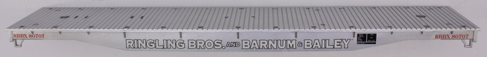 Lionel 21469-2 #80707 K-Line Ringling Bros. Silver Flatcar Body
