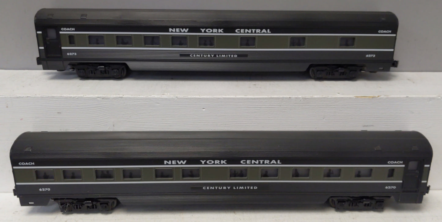 Williams 43108 New York Central 72 Ft. Streamliner 2-Car Add-On Set 6270/6273