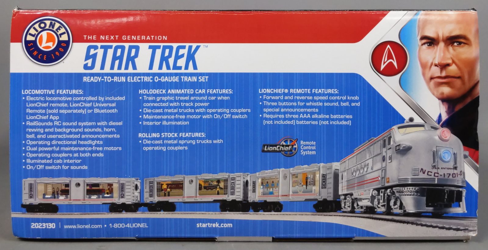 Lionel 2023130 Star Trek LionChief O Gauge Diesel Train Set with Bluetooth MT/Box