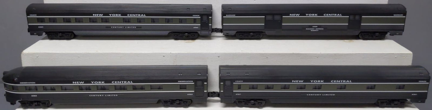 Williams 43158 O Gauge NYC 72 Ft. Streamline 4-Car Passenger Set LN/Box