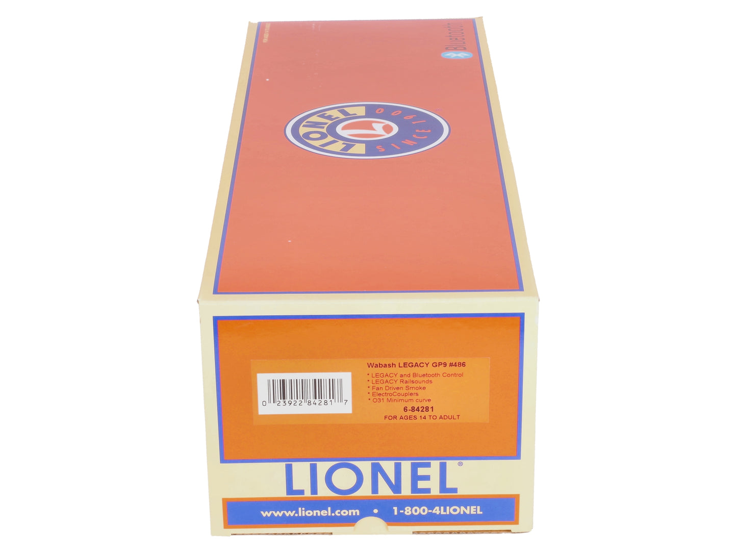 Lionel 6-84281 O Wabash Torpedo Legacy GP9 Diesel Locomotive with Bluetooth #486