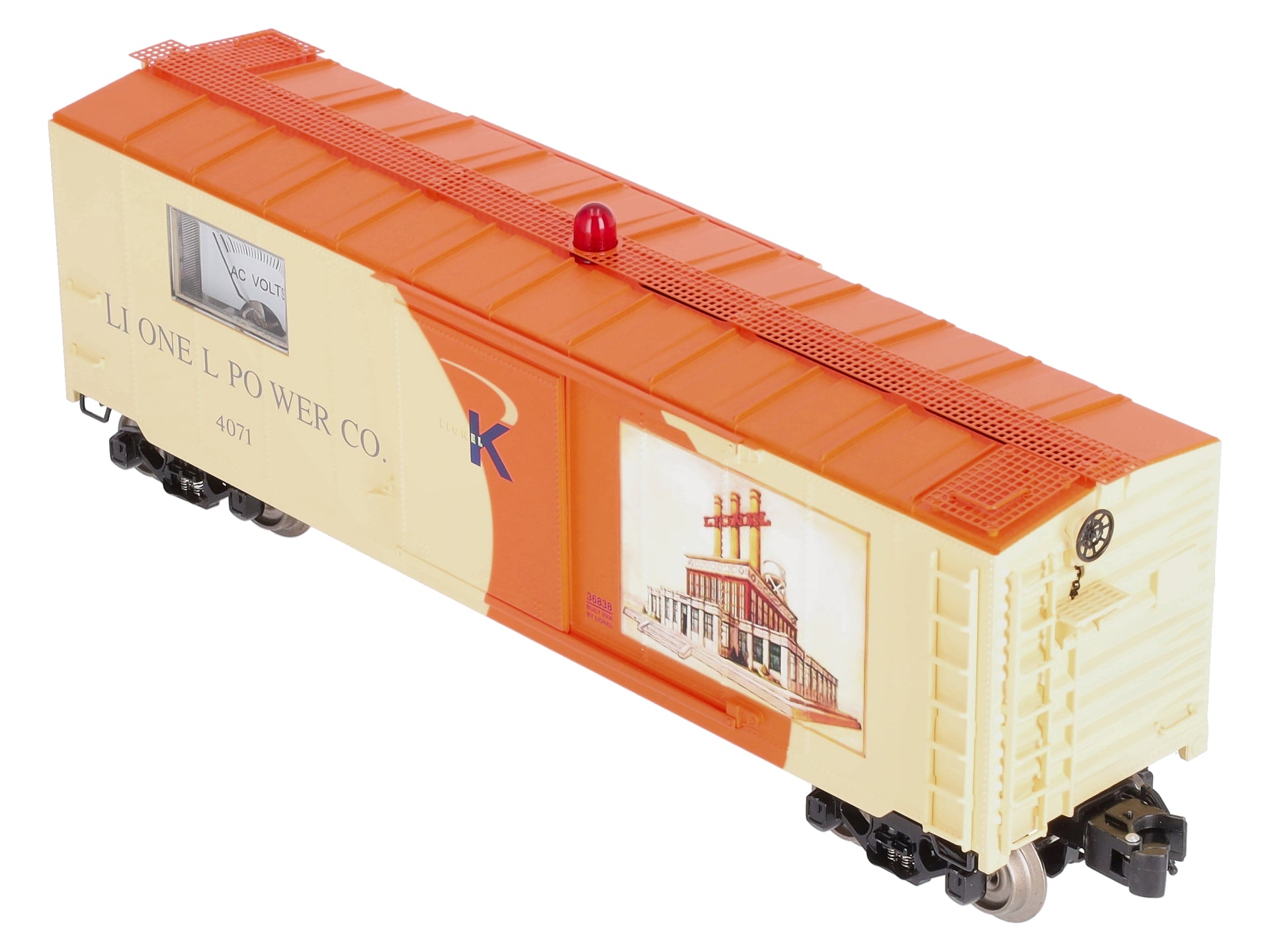 Lionel K-Line 6-36838 O Gauge Lionel Power Co. Voltmeter Car