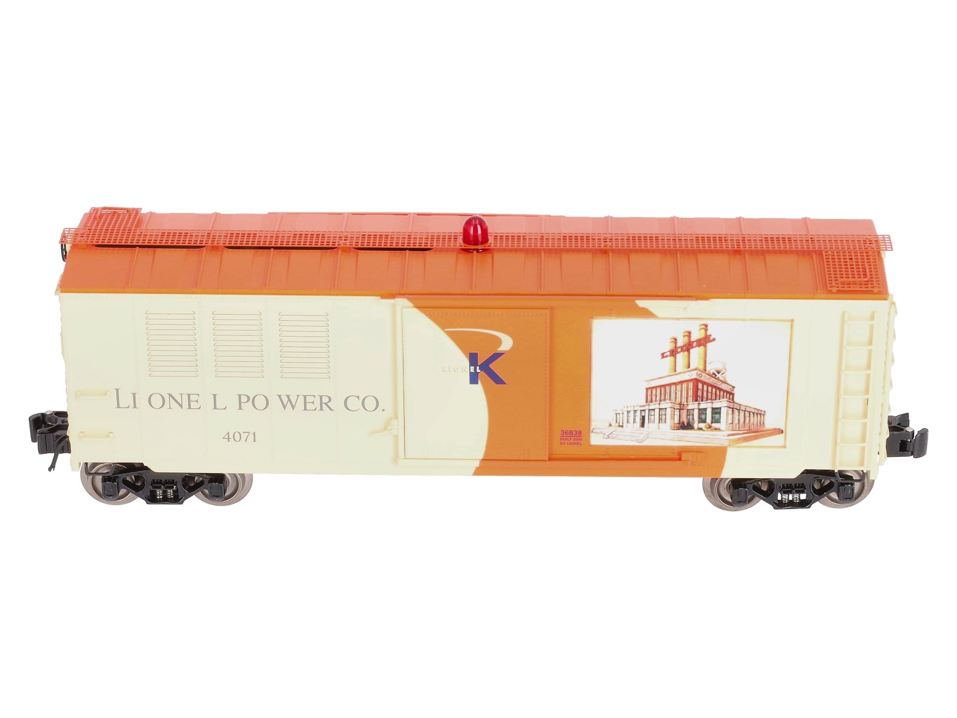 Lionel K-Line 6-36838 O Gauge Lionel Power Co. Voltmeter Car