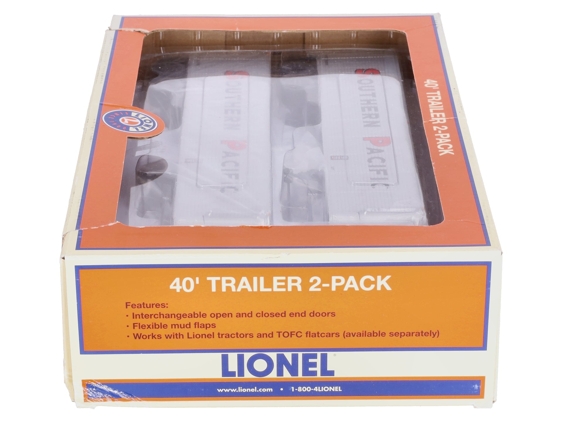 Lionel 6-83584 O Southern Pacific 40' Trailer 2-Packs