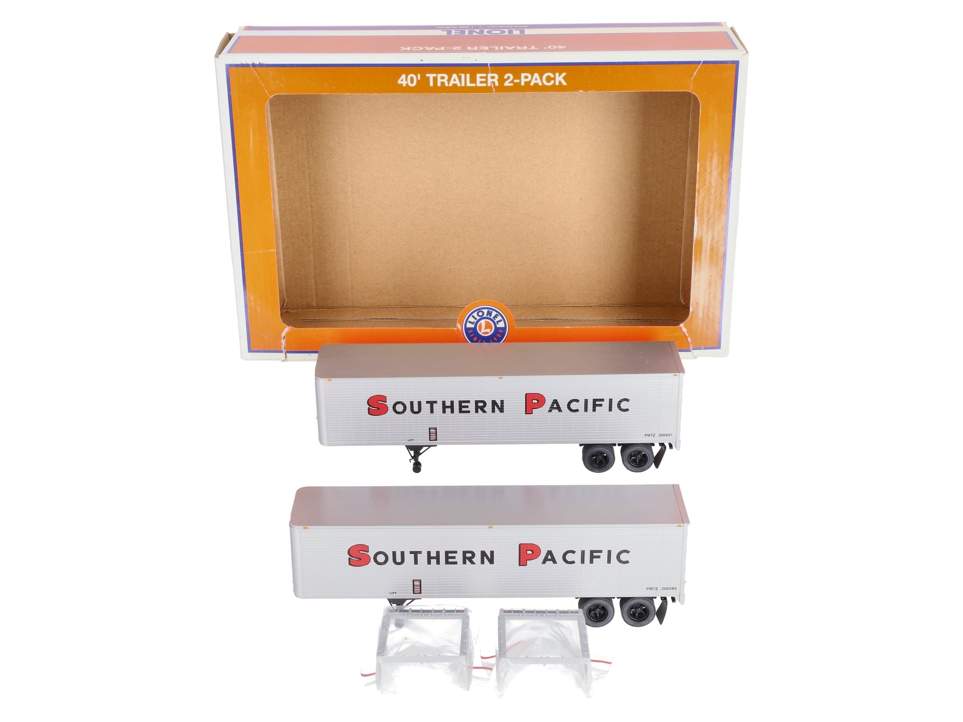 Lionel 6-83584 O Southern Pacific 40' Trailer 2-Packs