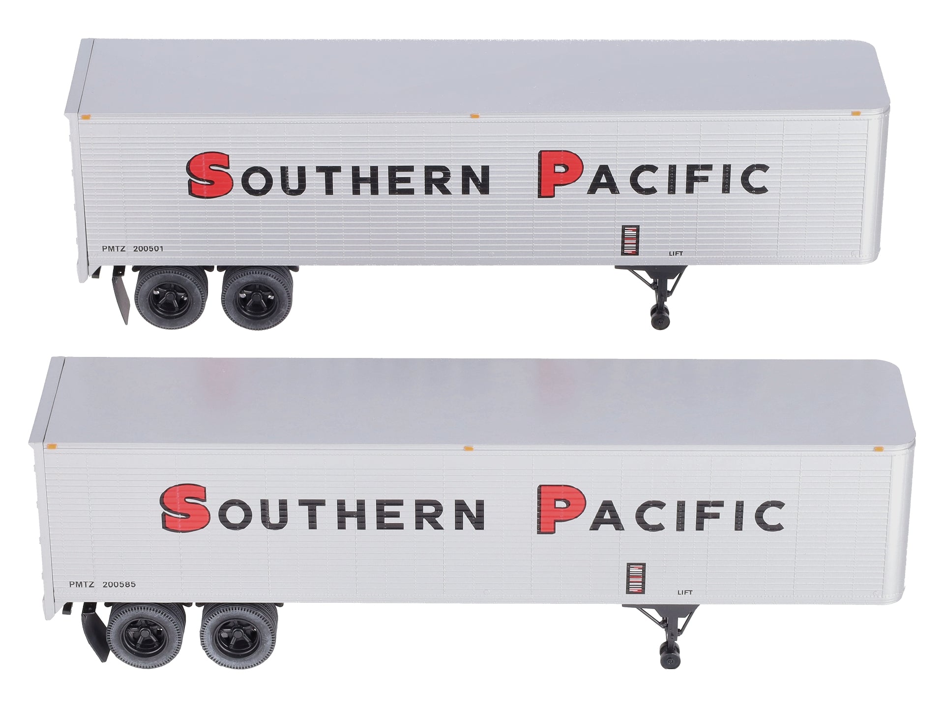Lionel 6-83584 O Southern Pacific 40' Trailer 2-Packs