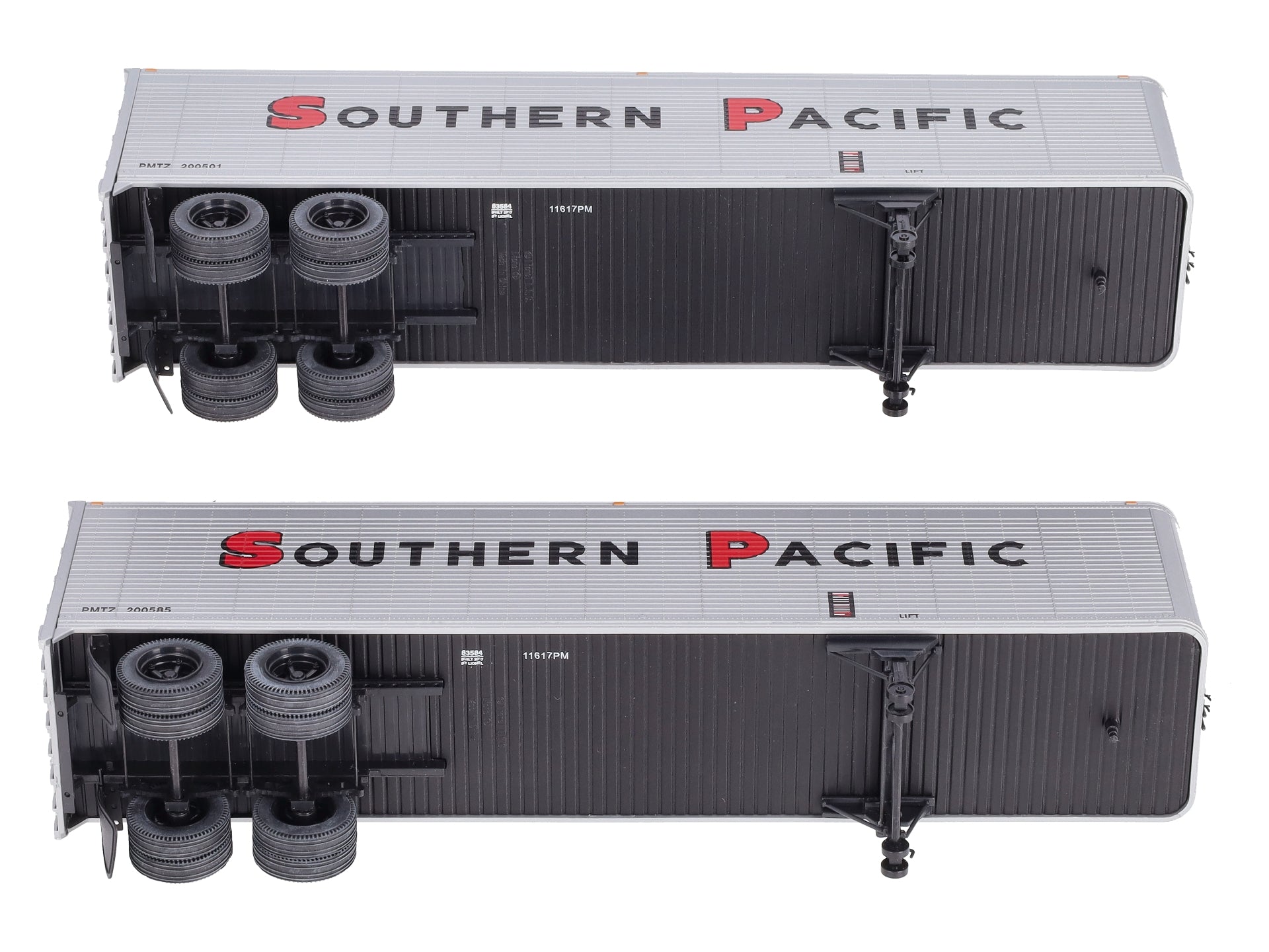Lionel 6-83584 O Southern Pacific 40' Trailer 2-Packs