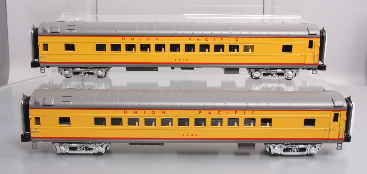 MTH 20-3579B O Union Pacific 70' Streamlined Coach Passenger Set (Set of 2) LN/Box