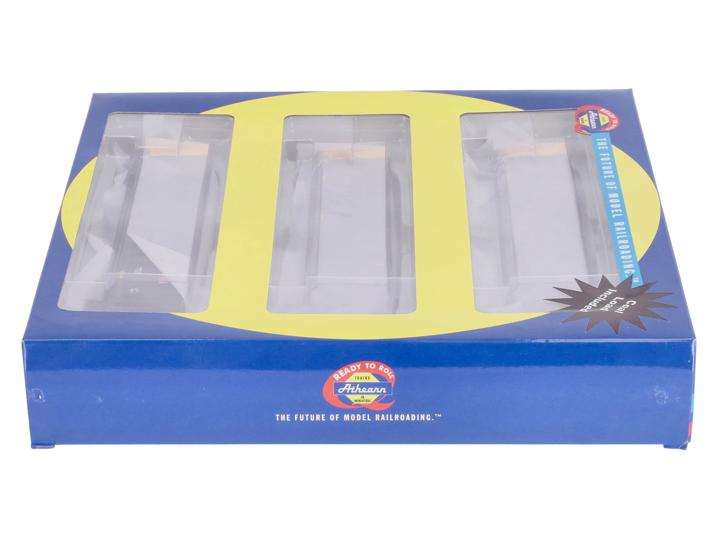 Athearn 97546 HO Union Pacific Bathtub Gondola w/Coal Load (3)