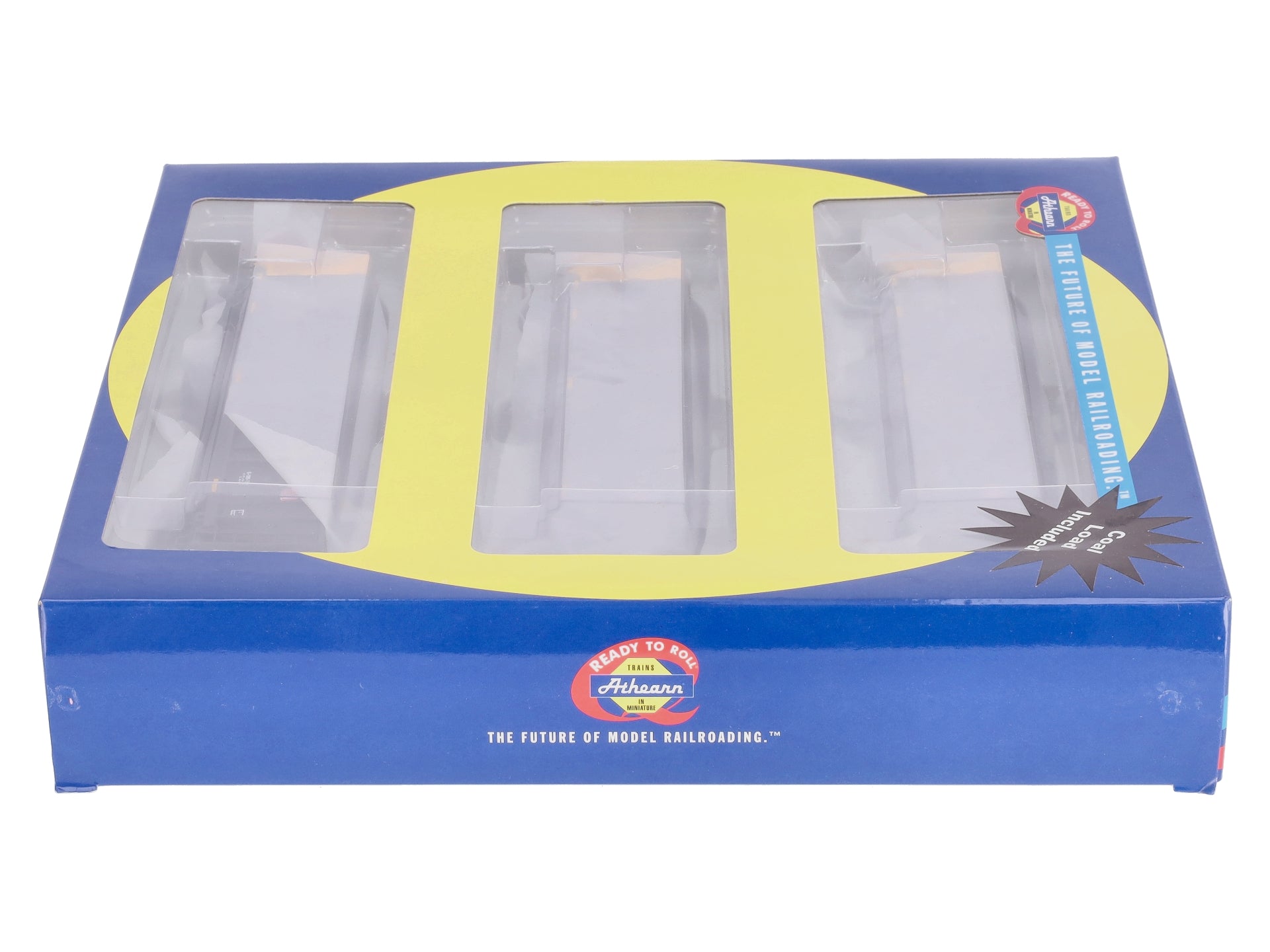 Athearn 97546 HO Union Pacific Bathtub Gondola w/Coal Load (3)