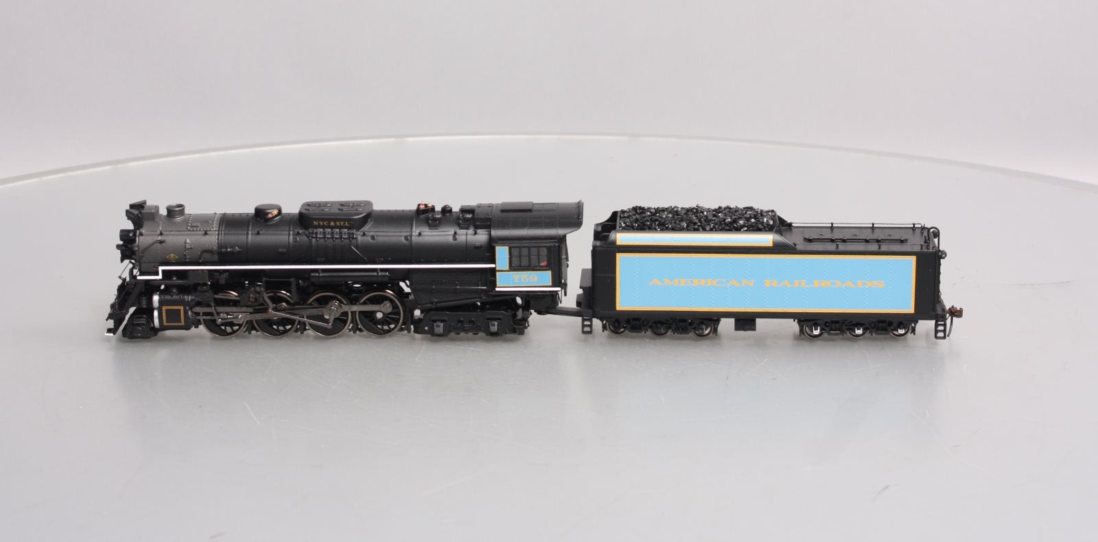 MTH 80-3179-1 HO Scale Golden Spike 2-8-4 Berkshire Steam Engine #759 w/PS3