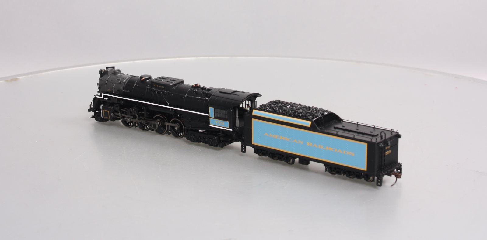 MTH 80-3179-1 HO Scale Golden Spike 2-8-4 Berkshire Steam Engine #759 w/PS3