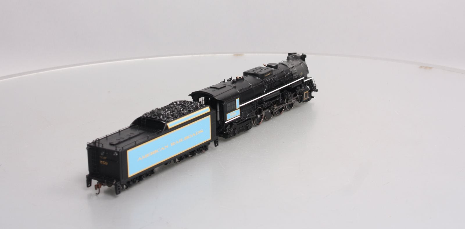 MTH 80-3179-1 HO Scale Golden Spike 2-8-4 Berkshire Steam Engine #759 w/PS3