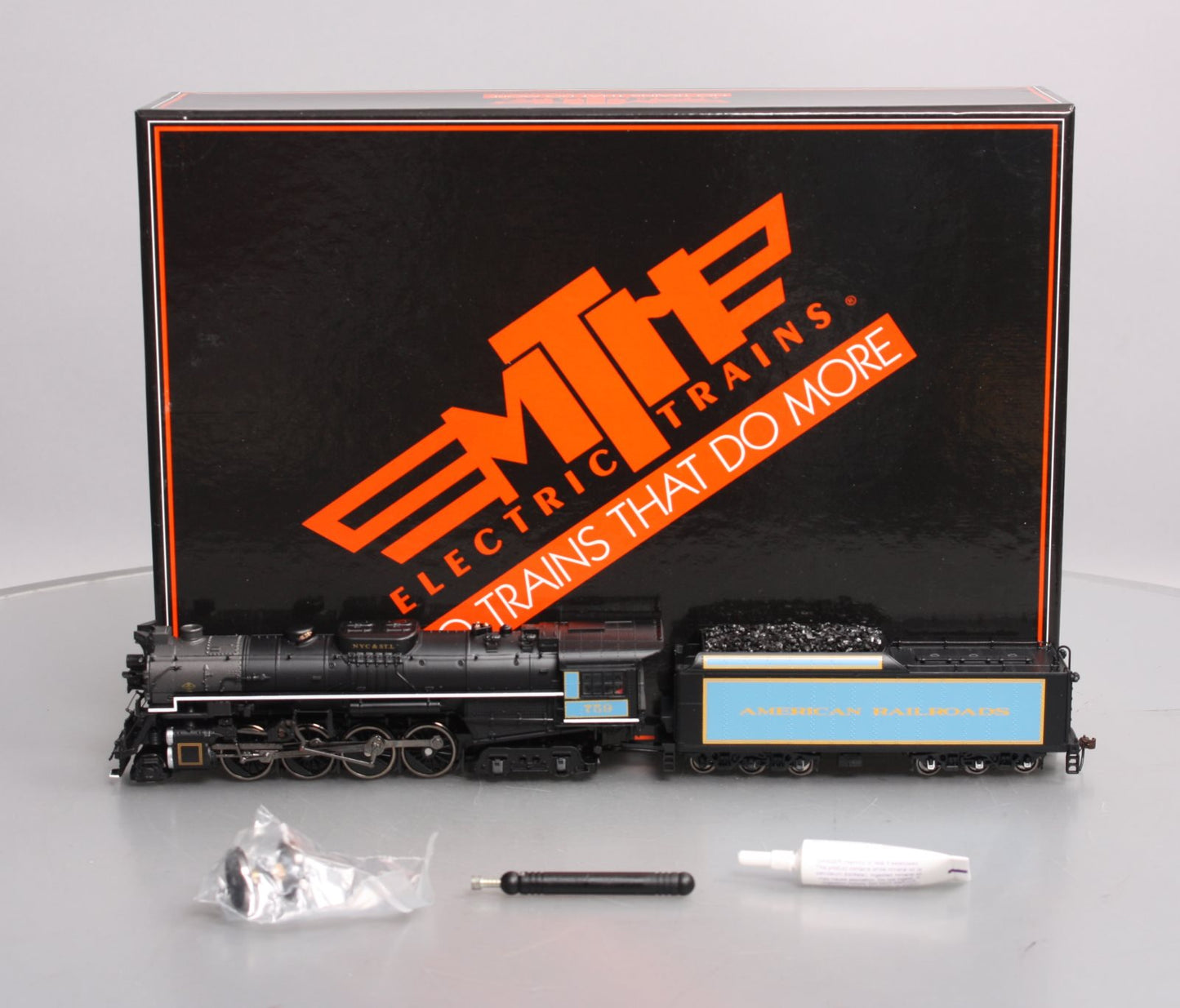 MTH 80-3179-1 HO Scale Golden Spike 2-8-4 Berkshire Steam Engine #759 w/PS3