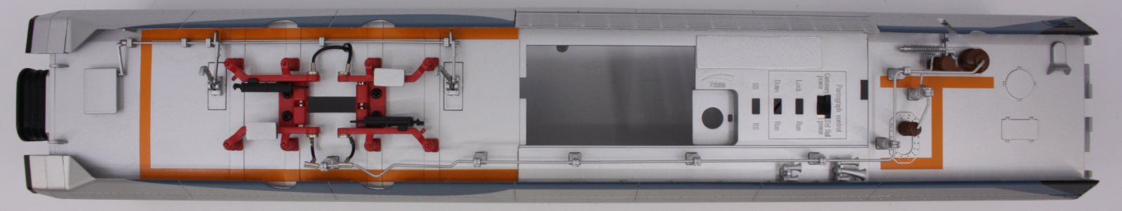 Lionel 18358-2 #2029 Acela Shell without Cab or Pantograph