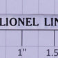 Lionel 1668-88 #1688 Lionel Lines Adhesive Backed Nameplate