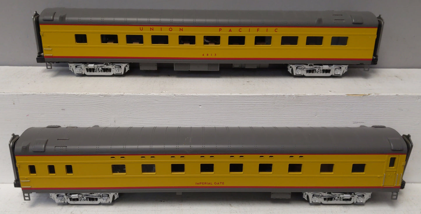 MTH 20-66246 O Union Pacific 70' ABS Slpr/Diner Passenger Car Set (Set of 2)