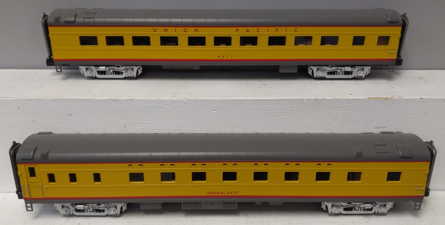 MTH 20-66246 O Union Pacific 70' ABS Slpr/Diner Passenger Car Set (Set of 2)