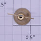 MTH TP-SL00014A Brass Bell and Yoke Assembly