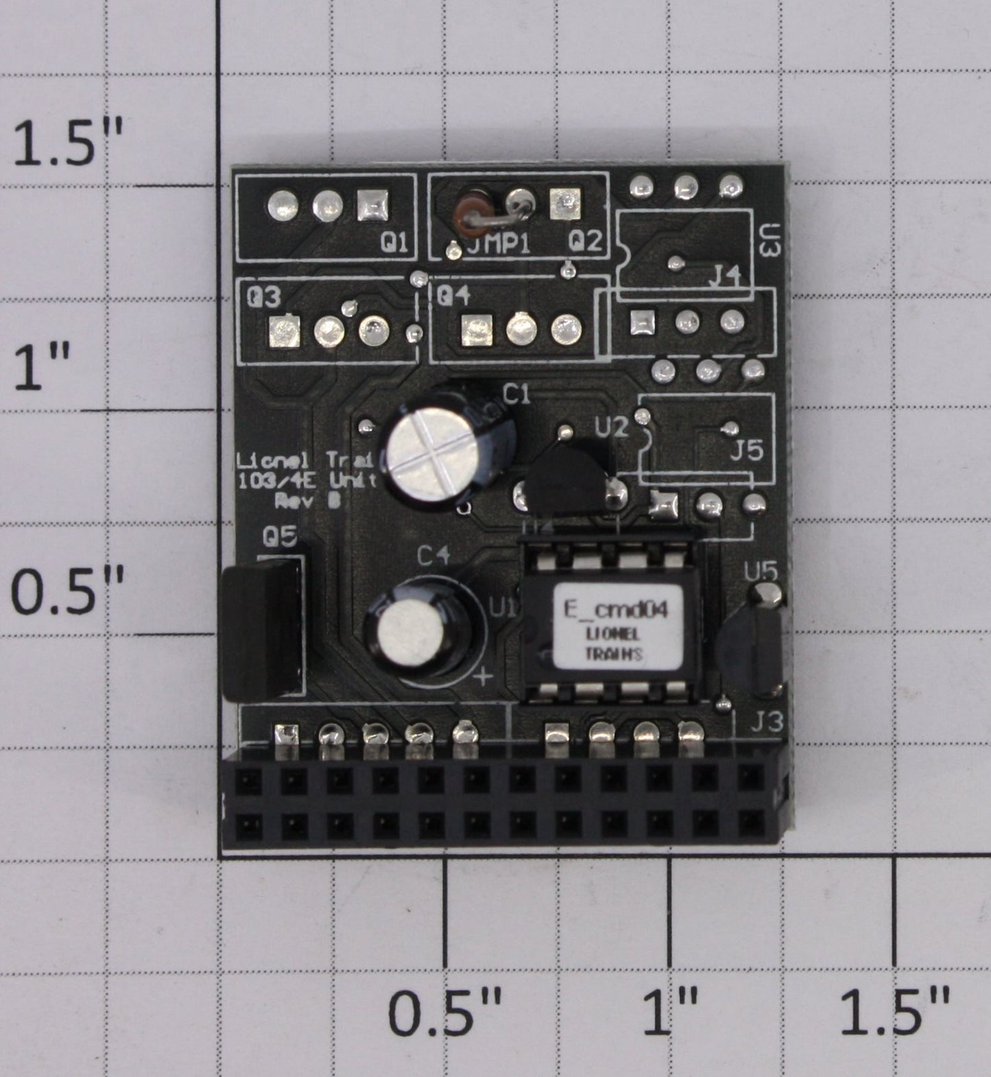 Lionel 691PCB1022 104E / CMD Ready Reverse Logic E-Unit PCB Circuit Board