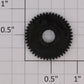 Lionel 18427-195 Black Tie-Jector Plastic Gear with Clutch