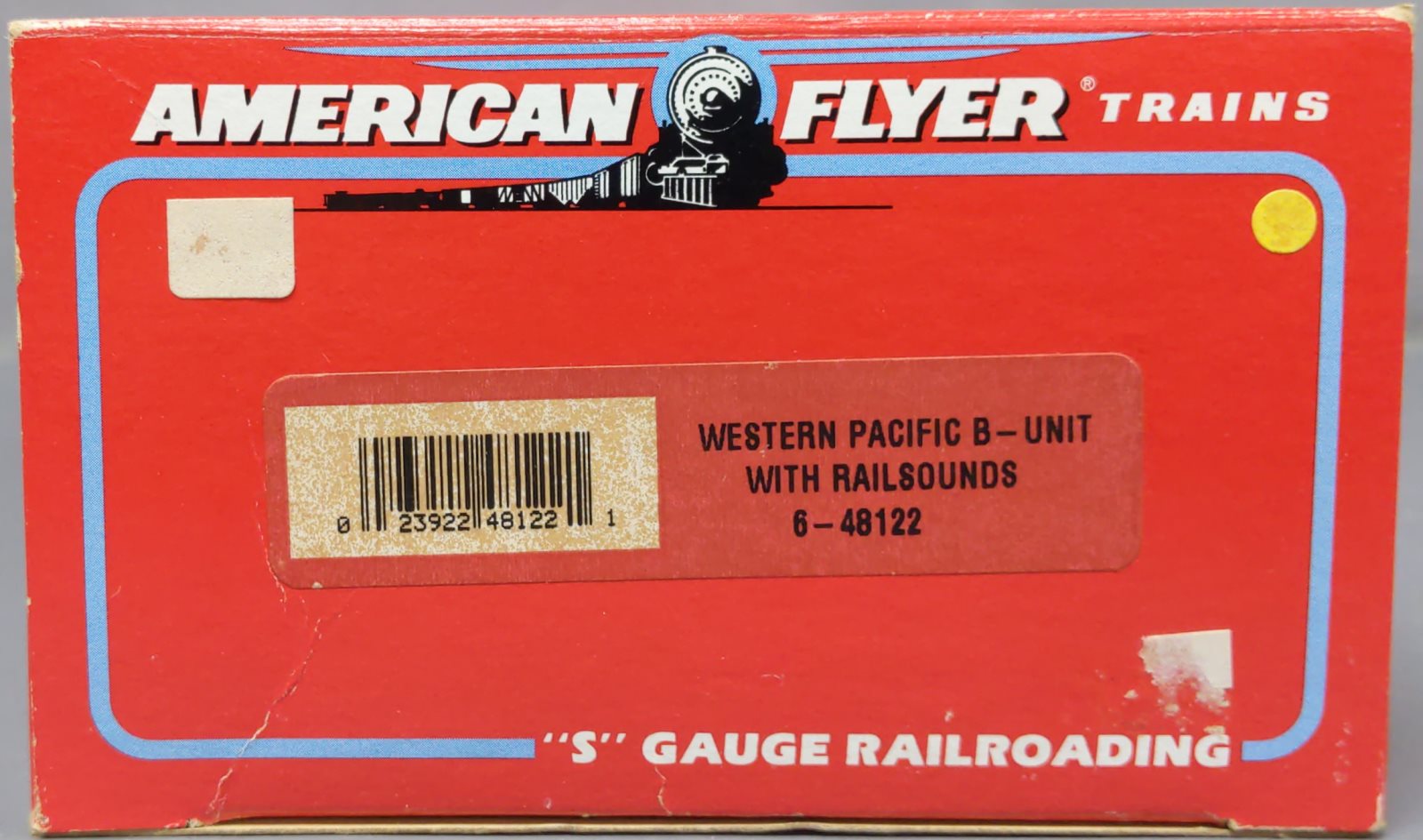 American Flyer 6-48122 S Western Pacific Non-Powered B-Unit Diesel Locomotive LN/Box