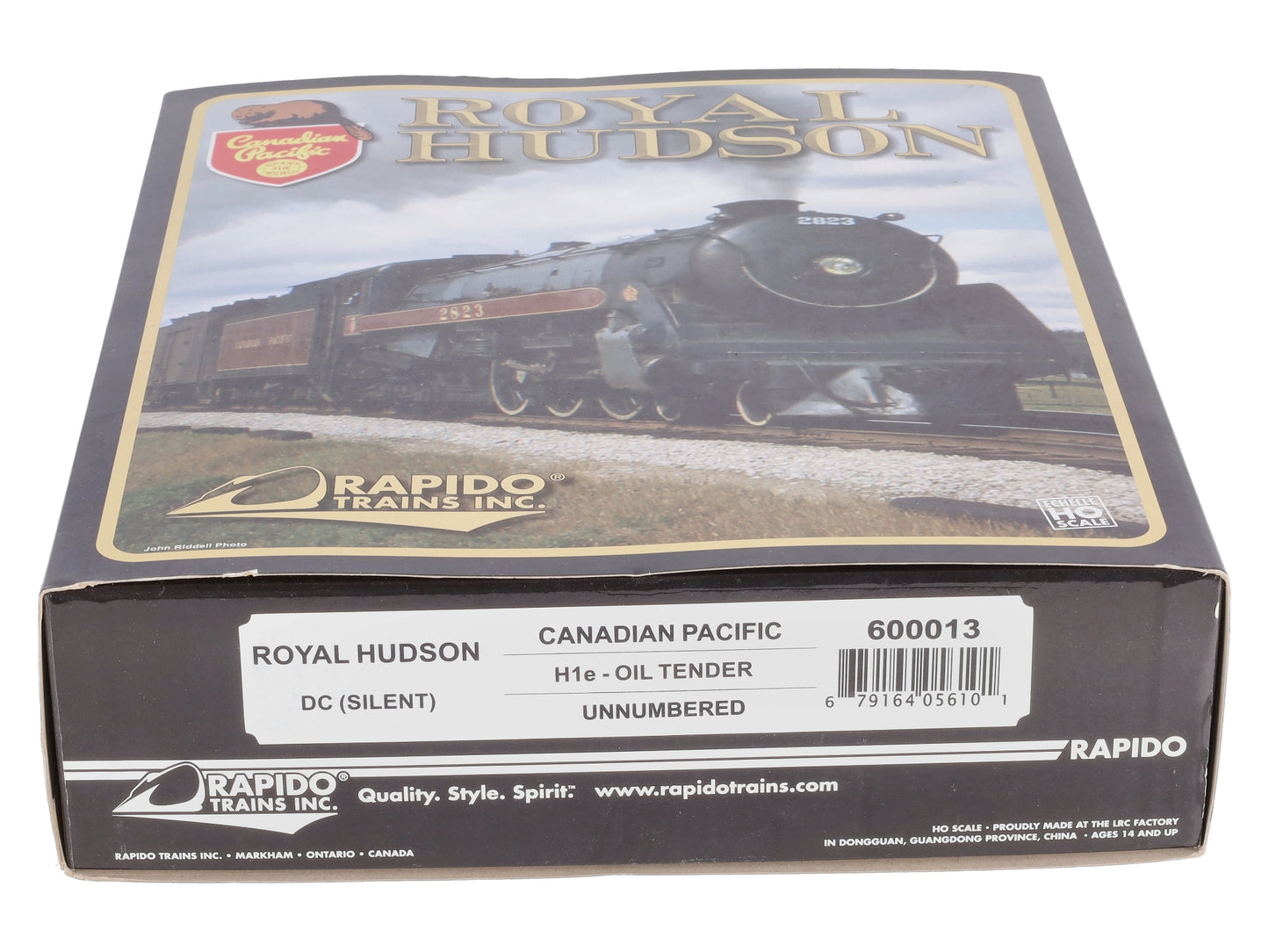 Rapido Trains 600013 HO CP Royal Hudson Steam Locomotive w/H1e-Oil Tender