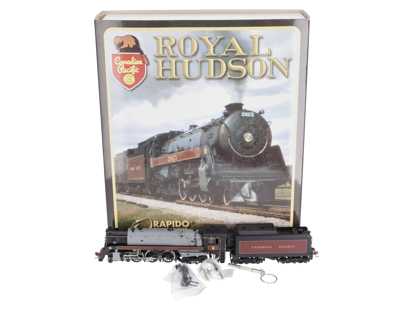 Rapido Trains 600013 HO CP Royal Hudson Steam Locomotive w/H1e-Oil Tender