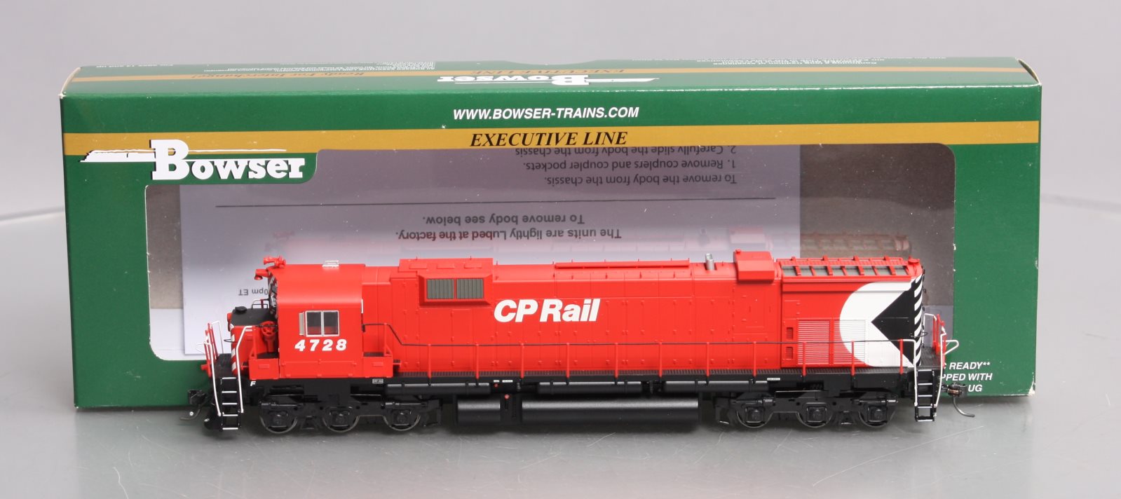 Bowser 24282 HO Canadian Pacific Rail MLW M636 Diesel Loco Standard DC #4728